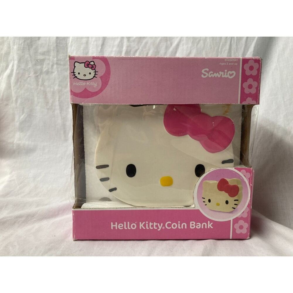 Sanrio Hello Kitty Coin Bank Style# FT3039912JC w/Box - Great Condition